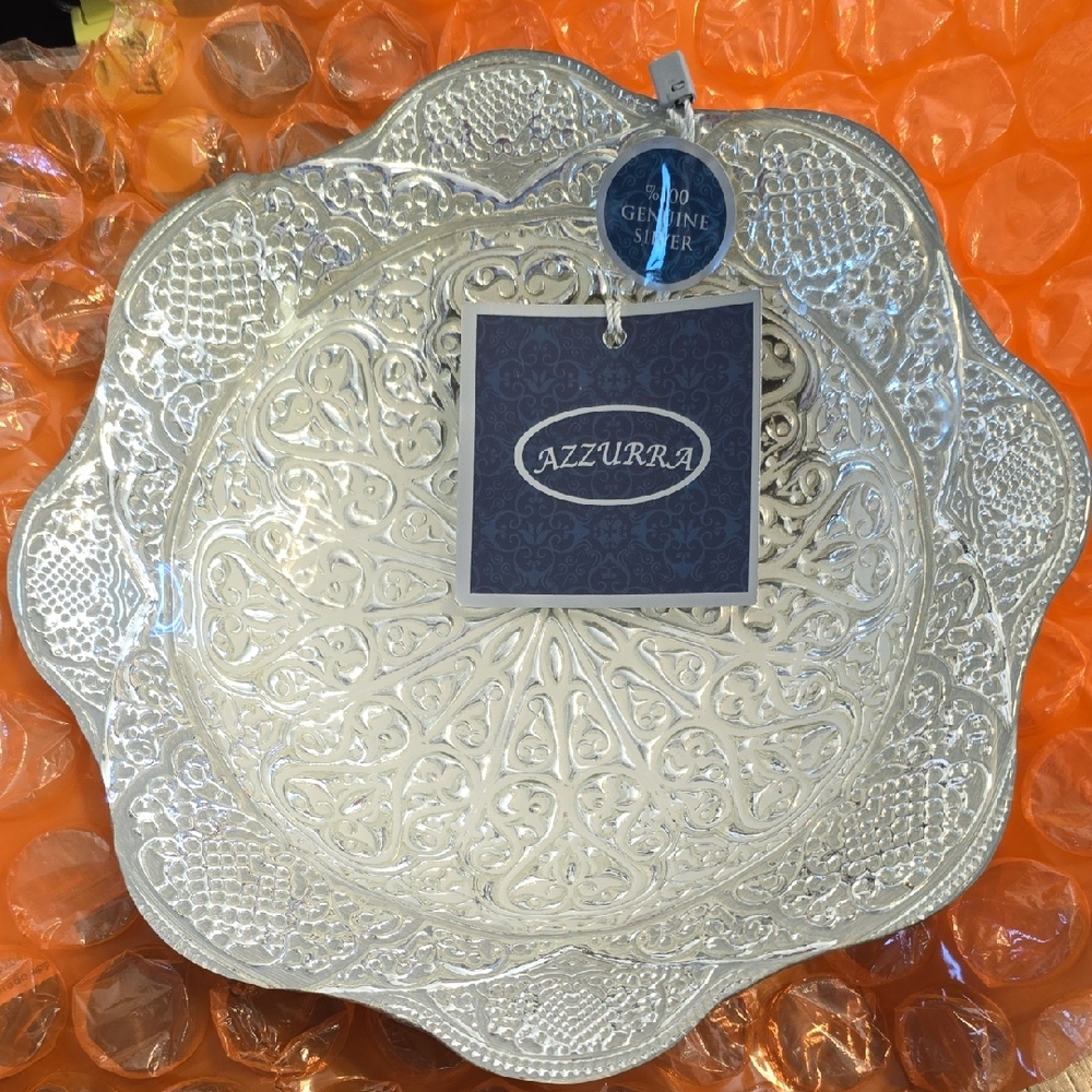 Genuine Silver Azzurra Decorative Dish